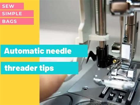 Image result for How to Thread Needle with Singer Automatic Threader
