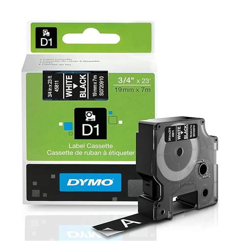DYMO Standard D1 Labeling Tape for LabelManager Label Makers, White ...