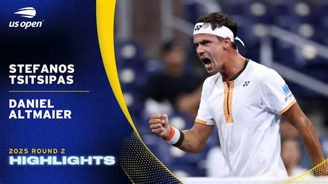 Stefanos Tsitsipas vs. Daniel Altmaier Highlights | 2025 US Open Round ...