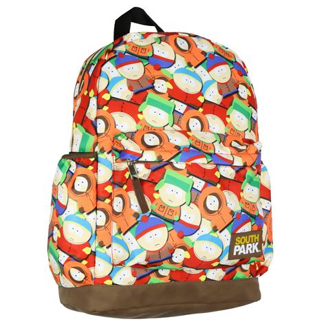 South Park Cartman Kenny Kyle Stan AOP 16" Laptop Backpack Travel ...