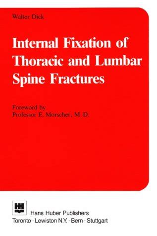 Buy Internal Fixation of Thoracic and Lumbar Spine Fractures Book ...