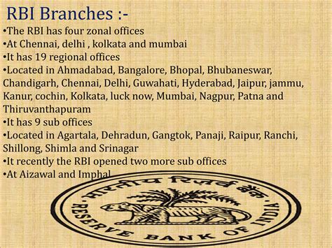 Reserve bank of india | PPTX - headquarters of rbi is located in