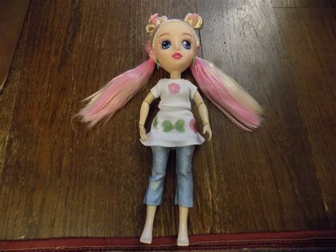 Jada Toys B-Kind Brianna Doll Blonde Pink Hair Shirt Pants ECO Big Head ...