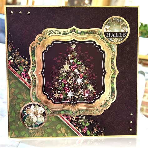 Hunky Dory Christmas Card Making Kits Tutorial 的图像结果