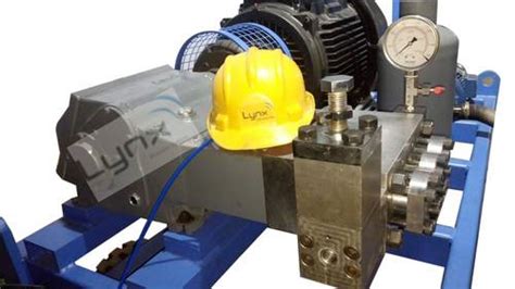 High Pressure Triplex Plunger Hydrotest Pump - Lynx Pressure System