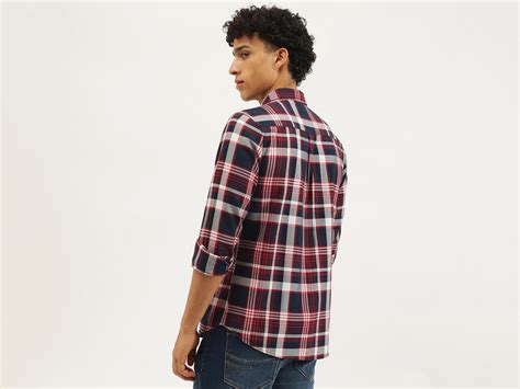 Regular Fit Spread Collar Tartan Checks Shirt – United Colors of ...