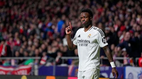 Watch: Real Madrid's Vinicius Jr taunts Atletico fans with 15 UCL ...