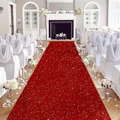 Amazon.com: Red Carpet Runners for Party 2ft x 15 ft Wedding Aisle ...