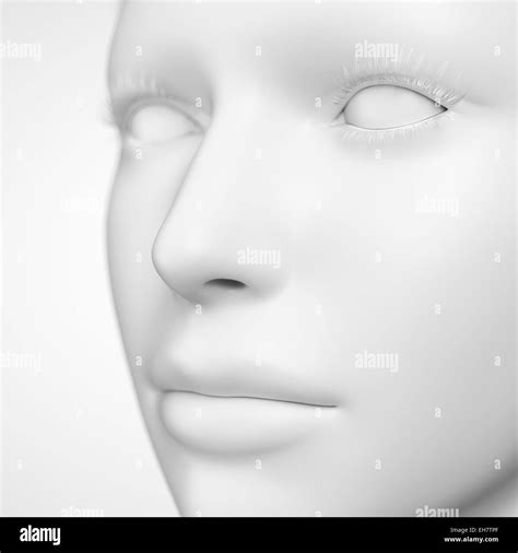 Human face, illustration Stock Photo - Alamy