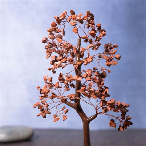 Red Jasper Crystal Tree- 300 Beads (12 Inch)