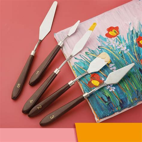 Kuber Industries Set of 5 Painting Knives For Oil Painting,Acrylic Pai ...