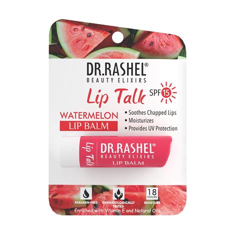 Buy Dr.Rashel Watermelon Lip Balm - 4.5 gms Tinted Lip Moisturizer for ...
