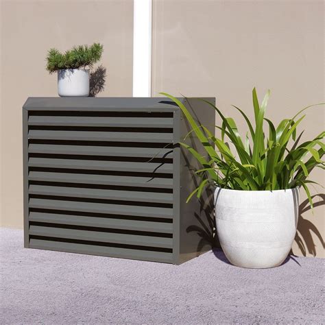 Decorative Aluminum Air Conditioner Cover Custom Aluminum Louver/Size ...