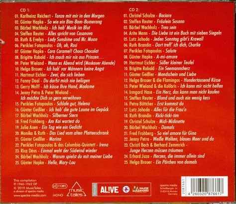 Various CD: Die ostdeutsche Schlagerparade der 60er Jahre - 50 große ...