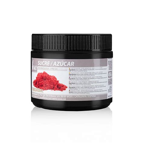 Gula sosa rasa strawberry (39298), 450 gram, Bisa | GOURMET VERSAND ...