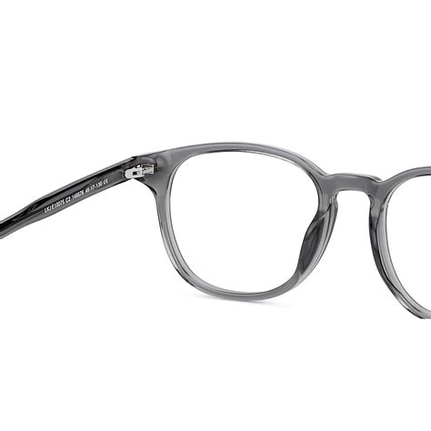 Buy Kids Glasses: Grey Transparent Full Rim Square Kid 8-12 yrs ...