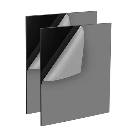 Qeeyon 2 Pcs Black Acrylic Sheets A3 2mm Black Gloss | Desertcart INDIA