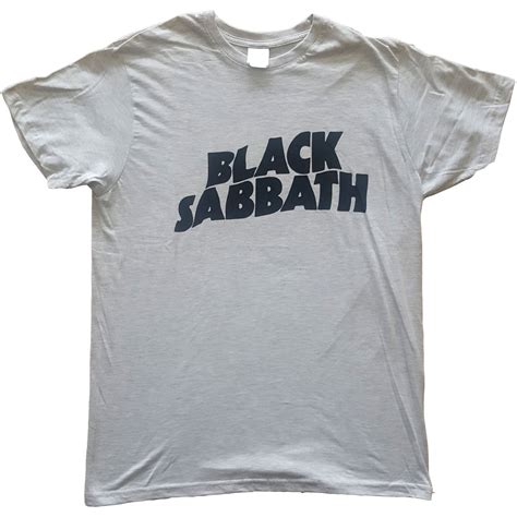 Black Sabbath 'Wavy Logo' (Black) Polo Shirt