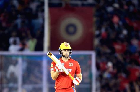Mohali : PBKS' batsman Liam Livingstone celebrates his half-century ...