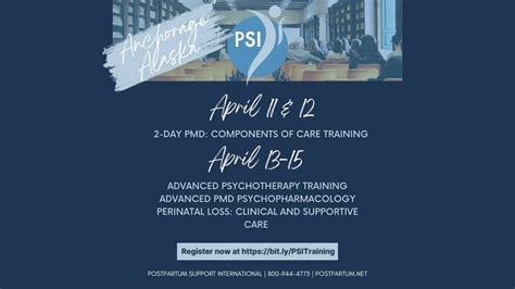 5-day, IN PERSON, Perinatal Mental Health Training, Anchorage, Alaska ...