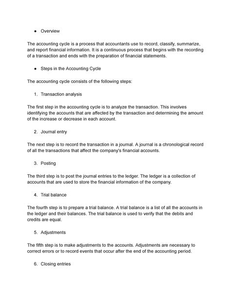 Accounting Cycle Tutorial 的图像结果