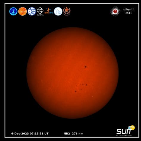 Aditya-L1's SUIT captures full-disk images of the Sun in near ...