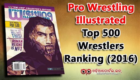 PWI: Pro Wrestling Illustrated 500 Ranking (2016) - 1 to 100 Top ...