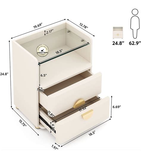 Odell bed side table – Indian Nest