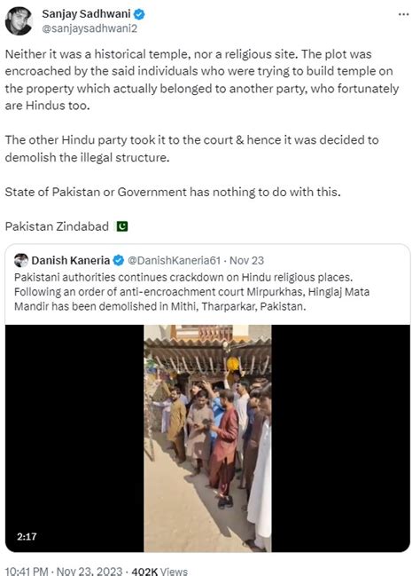 Viral Claim of demolition of historical Hinglaj temple in Pakistan is False