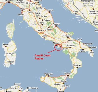 Amalfi Coast Map