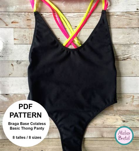 Buy Digital Printable Mold Pattern in PDF Real Size One Piece Swimsuit ...