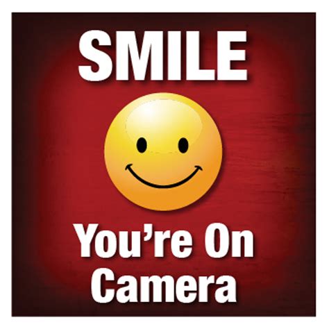 Your On Camera Sign CCTV Surveillance Cameras In Use Sign