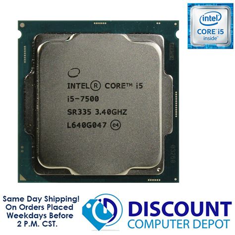 Intel Core i5-7500 3.40GHz Quad-Core CPU Computer Processor LGA1151 ...
