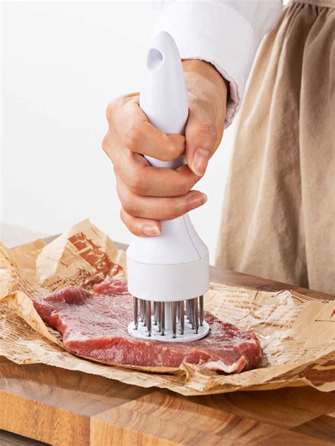 1pc 304 Stainless Steel Meat Tenderizer, Needles To Loosen Meat ...