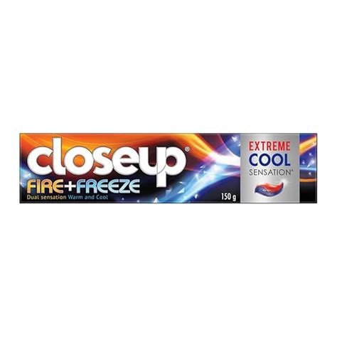 Buy Closeup Fire Freeze Gel Plaque Removal Toothpaste 150G Online at ...