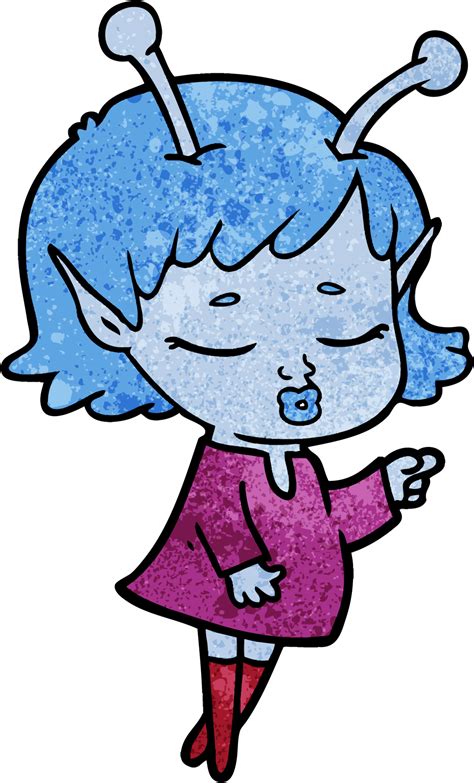 Alien Girl Drawing 的图像结果