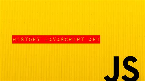 JavaScript History API 的图像结果
