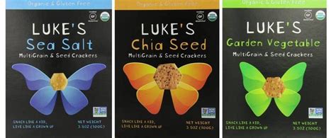 Buy Luke's Gluten Free Multigrain & Seed Cracker Crisps 3 Flavor ...