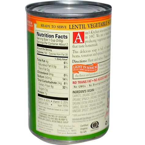 Lentils Soup Nutrition Facts at Thomas More blog