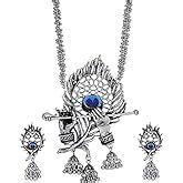 Total Fashion Latest Stylish Boho Trible Silver Oxidised Chain Pendant ...