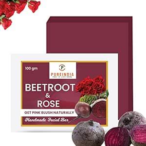 Buy Pureindia Handmade Beetroot Soap- Get Pink Glow Naturally, All Skin ...