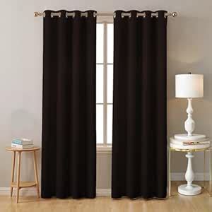 Buy SITTELLA® Blackout Long Door Curtain 5 feet Set of 1| Plain Printed ...