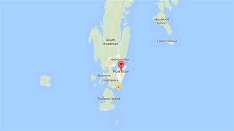 5.4 magnitude earthquake near Port Blair, Andaman and Nicobar Islands ...