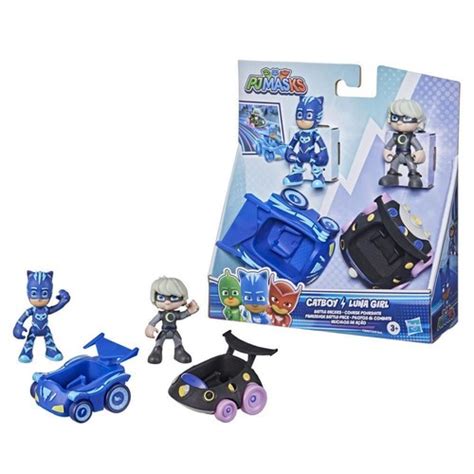 Buy PJ Masks Catboy vs Luna Girl Battle Racers Preschool Toy, Vehicle ...
