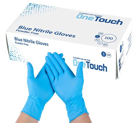 Blue Nitrile Gloves - Premium Disposable & Protective Gloves
