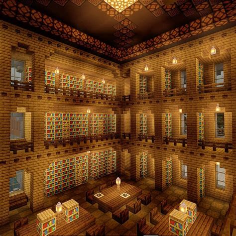 Image result for Minecraft Library House Design