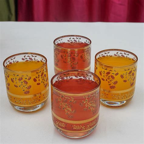 Boshonto Mini Juice Glasses - 235 ml (Set of Four) – Namrata Kedia Design