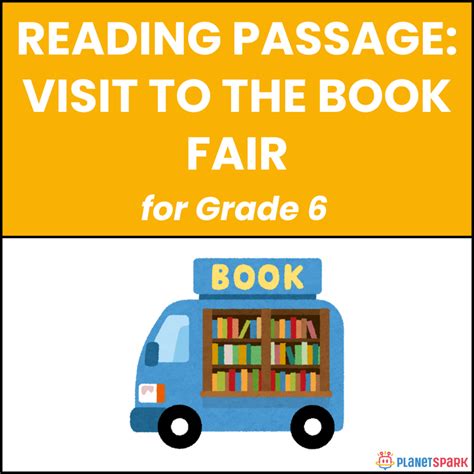 Class 6 Reading Passage on Visit to the Book Fair | PlanetSpark