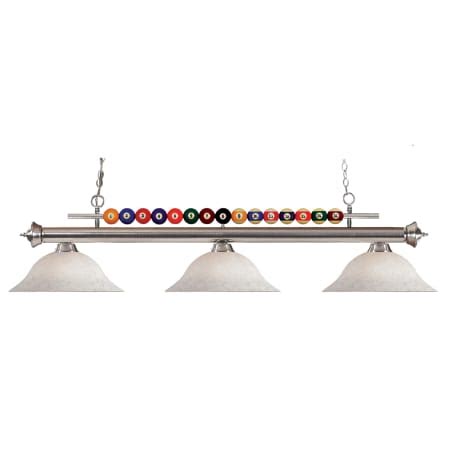 Z-Lite 170BN-WM16 Shark 3 Light Chandelier with Glass Shade | Ferguson Home