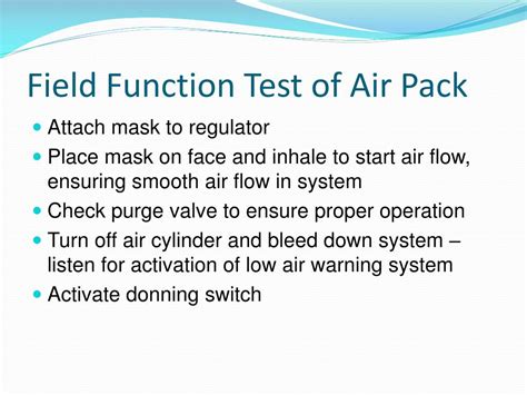 Image result for SCBA Function Test